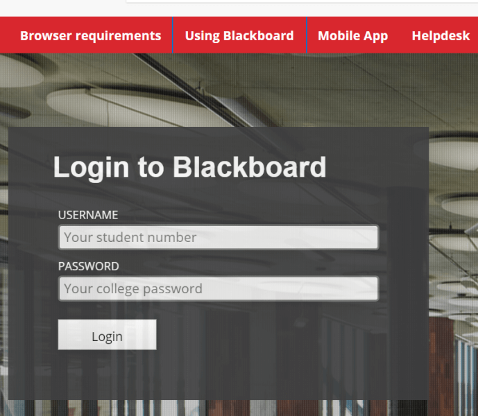 North Metro TAFE Blackboard
