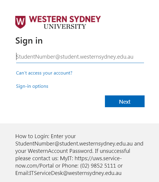 UWS Blackboard